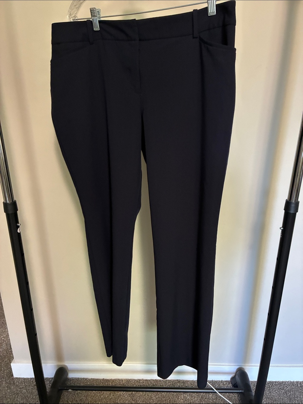 Worthington Navy Straight-Leg Trousers